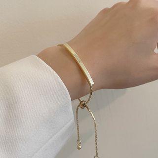Alloy Bracelet 3816 - Bracelet - Gold - One Size