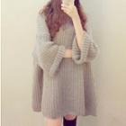 Loose-fit Sweater Gray - One Size