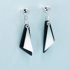 925 Sterling Silver Triangle Drop Earring 1 Pair - As Shown In Figure - One Size