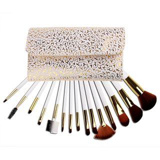 White Make-up Brush Set (15pcs)