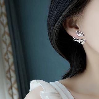 Butterfly Stud Earring 1 Pair - 925 Silver - One Size