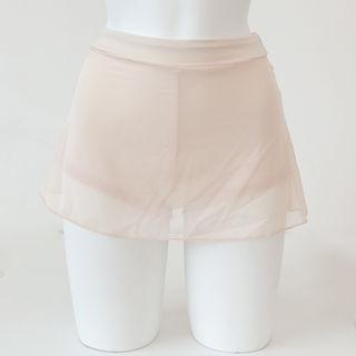 Inset Shorts Mesh Under Skirt