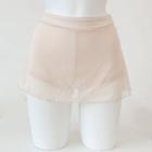 Inset Shorts Mesh Under Skirt