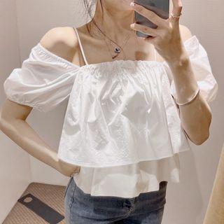 Off-shoulder Flowy Top