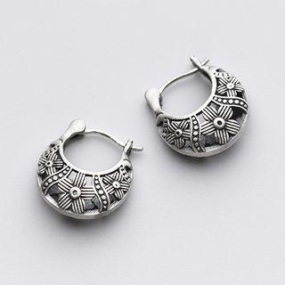 Embellished Sterling Silver Earring