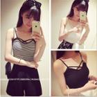 Cross Front Knit Camisole