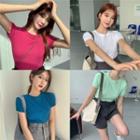 Basic Crop T-shirt In 5 Colors