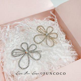 Faux Rhinestone Hair Clip