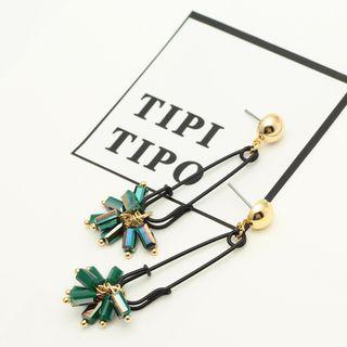 Safety Pin Drop Earring