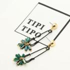 Safety Pin Drop Earring