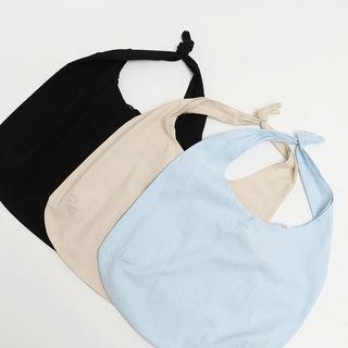 Knotted Canvas Shopper Bag