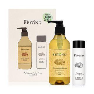 Beyond - Phytoganic Facial Foam Special Set: Foam 300ml + Cleansing Liquid 100ml 2pcs