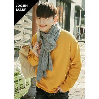 Colored Fleece-lined Sweatshirt