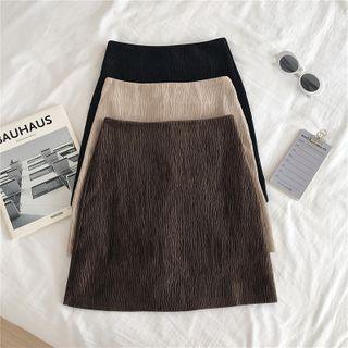 Mini A-line Corduroy Dress