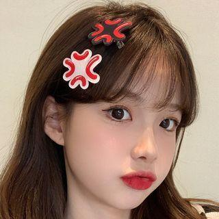 Emoji Plastic Hair Clip (various Designs)