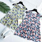 Floral Ruffle Sleeveless Top