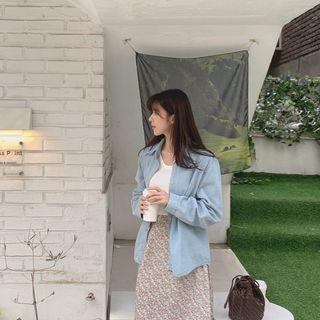 Basic Boxy Denim Shirt