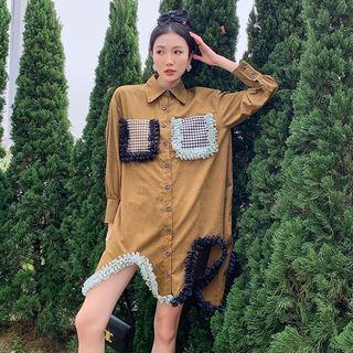 Ruffled Irregular Shirt