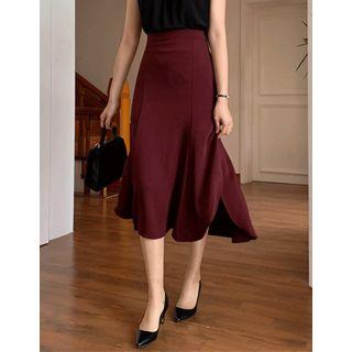 Dali Hotel Tail-back Paneled Skirt