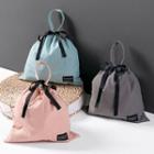 Bow Fabric Drawstring Pouch