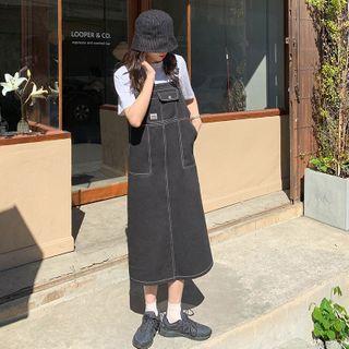 Straight Cut Cargo Jumper Dress