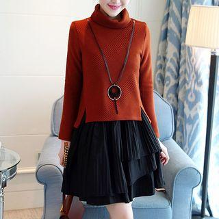 Set: Turtleneck Sweater + Dress