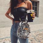 Faux-leather Tube Top