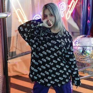 Lettering Shirt Black - One Size