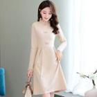 Long-sleeve Traditional Chinese A-line Dress