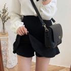 High-waist Mermaid Mini A-line Skirt
