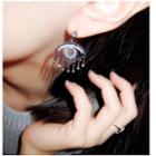 Rhinestone Eye Drop Earring