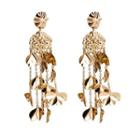 Alloy Flower Fringed Earring 1 Pair - Gold - One Size