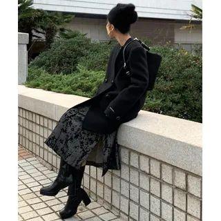 Double-breasted Handmade Jacket Black - One Size
