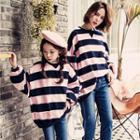 Family Matching Striped Pullover