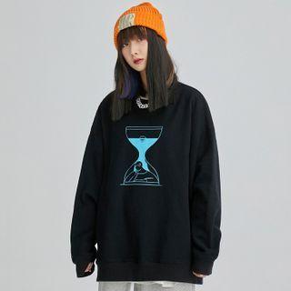 Long-sleeve Black Sweatshirt