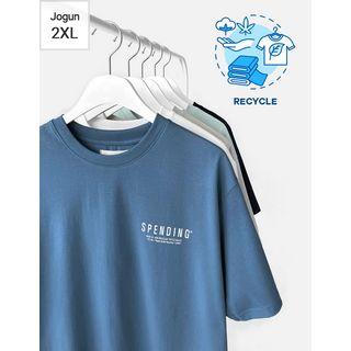 Spending Letter Print T-shirt