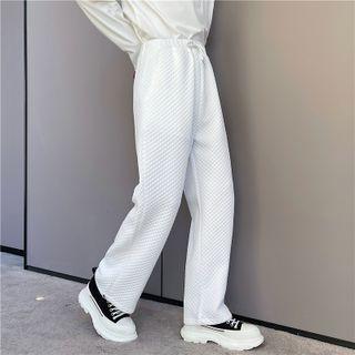 Textured Loose Fit Pants