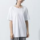 Elbow-sleeve Chained Open-back T-shirt White - One Size