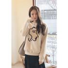 Face Embroidered Sweatshirt