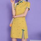 Short-sleeve Sheath Qipao