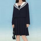 Sailor Collar Top / Sleeveless Dress