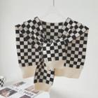 Checkerboard Knit Shawl