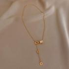 Steel Necklace Gold - One Size