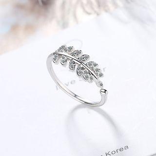 Leaf Ring Silver - One Size