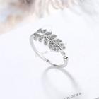 Leaf Ring Silver - One Size