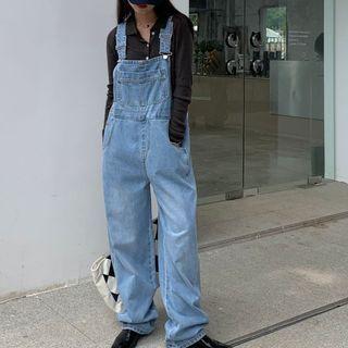 Wide-leg Jumper Jeans Light Blue - One Size