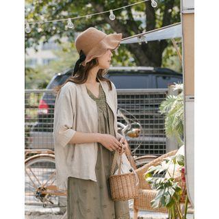 Elbow-sleeve Dip-back Jacket