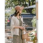Elbow-sleeve Dip-back Jacket