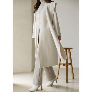 Handmade Detachable-hood Coat