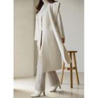 Handmade Detachable-hood Coat